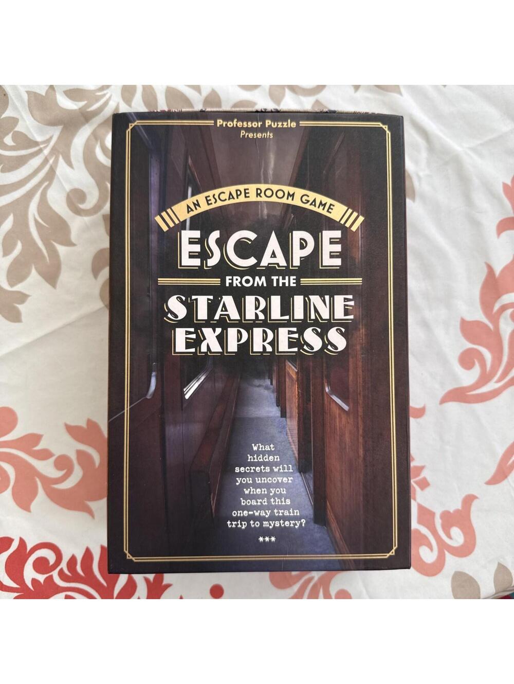 Sealed Escape From The Starline Express Game  Professor Puzzle An Escape Room